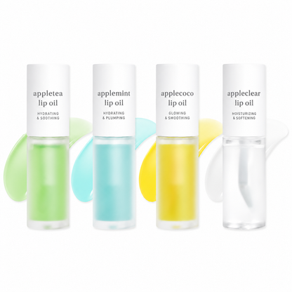 Nooni Korean Apple Lip Oil + Lip Stain | Glossy, Tinted & Long-Lasting Moisture