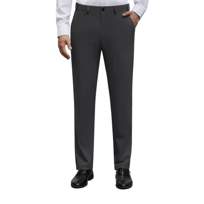 Alimens&Gentle Men's Stretch Dress Pants No Iron Golf Pants Expandable Waist Flat Front Business Casual Formal Pants