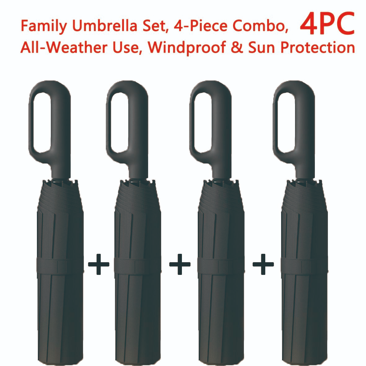 Automatic Folding Umbrella | Windproof & Waterproof, One-Touch Open/Close – 17 Colors