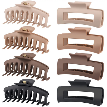 New 4.3 Inch Large Hair Claw Clips for Women Thin Thick Curly Hair