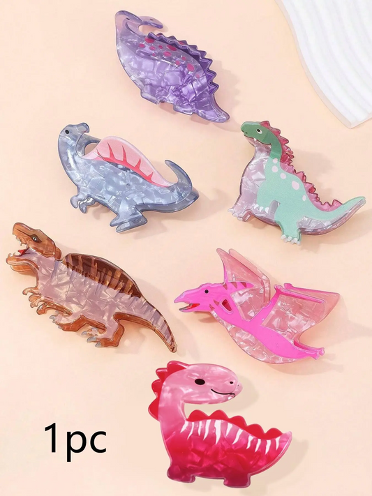 Cute Dinosaur Design Hair Claws, Super Cute Clips