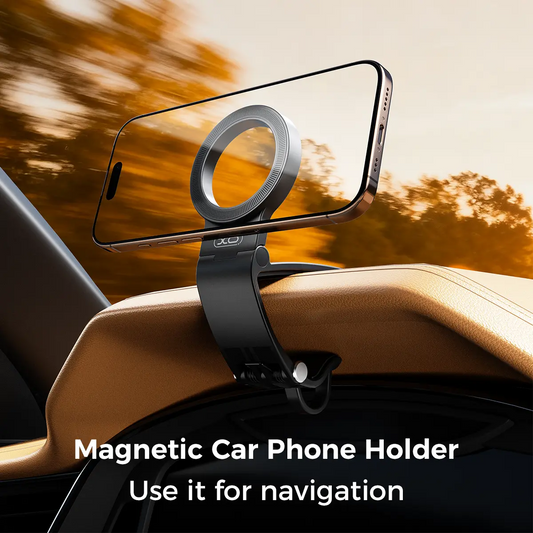 Magnetic Car Phone Mount | MagSafe Compatible, 360° Adjustable – iPhone 17/16/15/14/13/12
