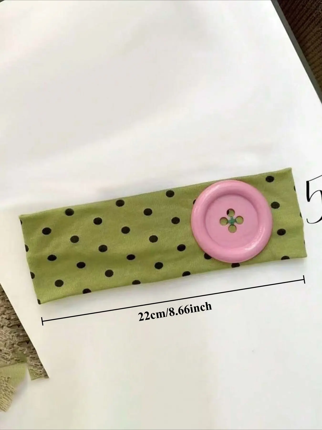 1pc Cute Polka Dot Hair Band, Non-Slip Elastic Hair Accessory