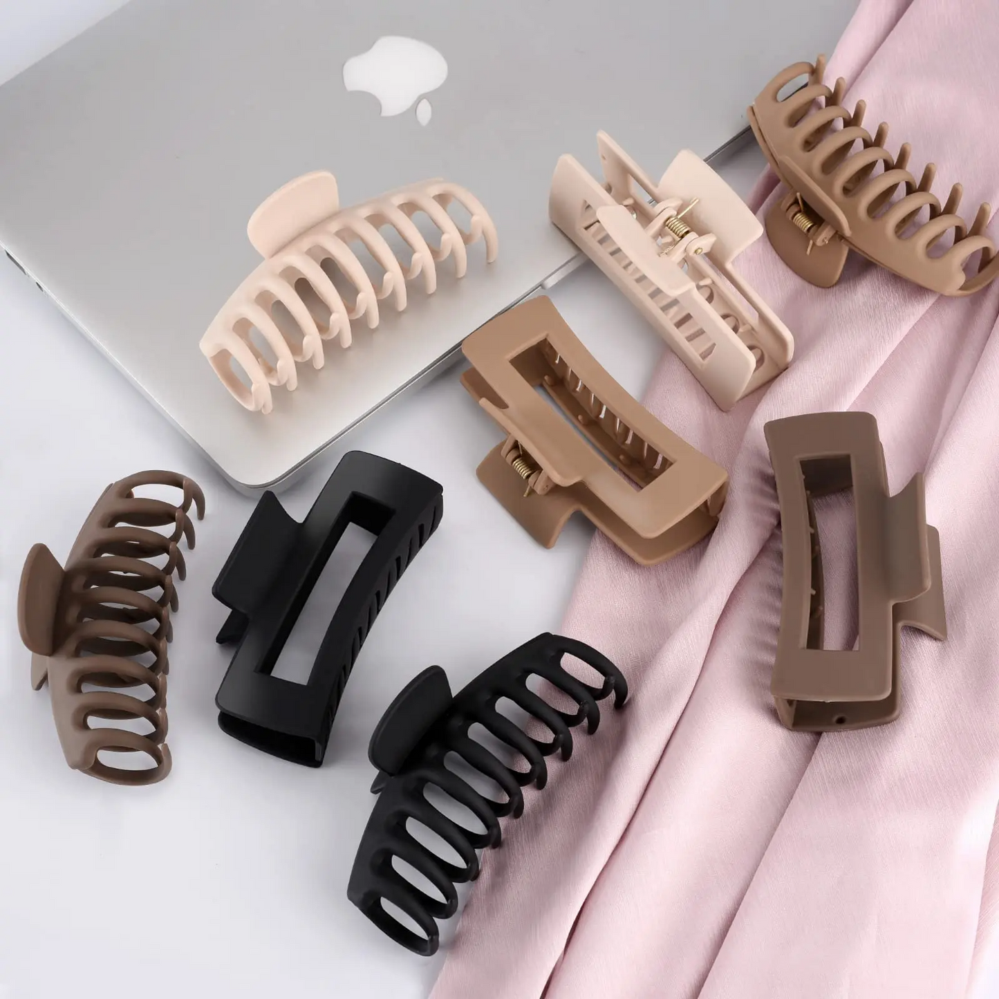 New 4.3 Inch Large Hair Claw Clips for Women Thin Thick Curly Hair