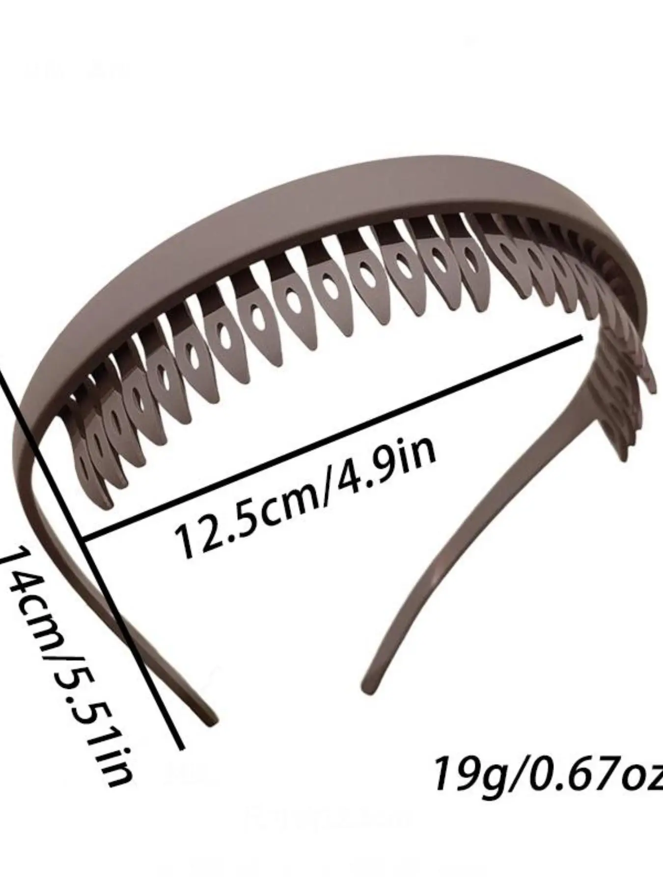 4pcs Matte Textured Anti-Slip Hair Bands for Women Simple High-End Versatile