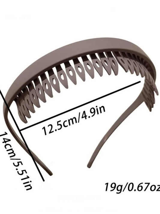 4pcs Matte Textured Anti-Slip Hair Bands for Women Simple High-End Versatile