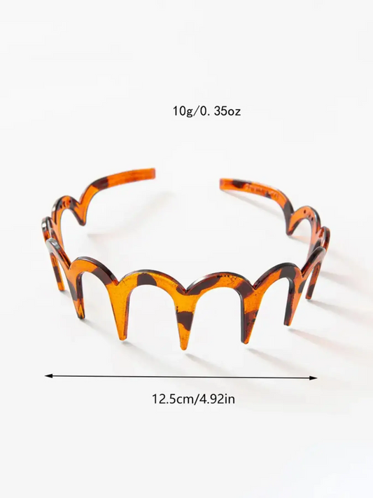 4PCS U-Shaped Wavy Comb Headband Set