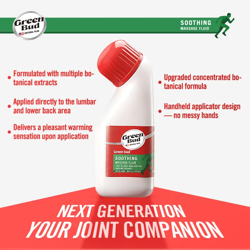 GreenBud Soothing Massage Fluid | Joint & Muscle Relief | 30g | 1, 2, 3 or 5 Pack