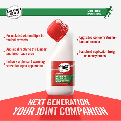 GreenBud Soothing Massage Fluid | Joint & Muscle Relief | 30g | 1, 2, 3 or 5 Pack