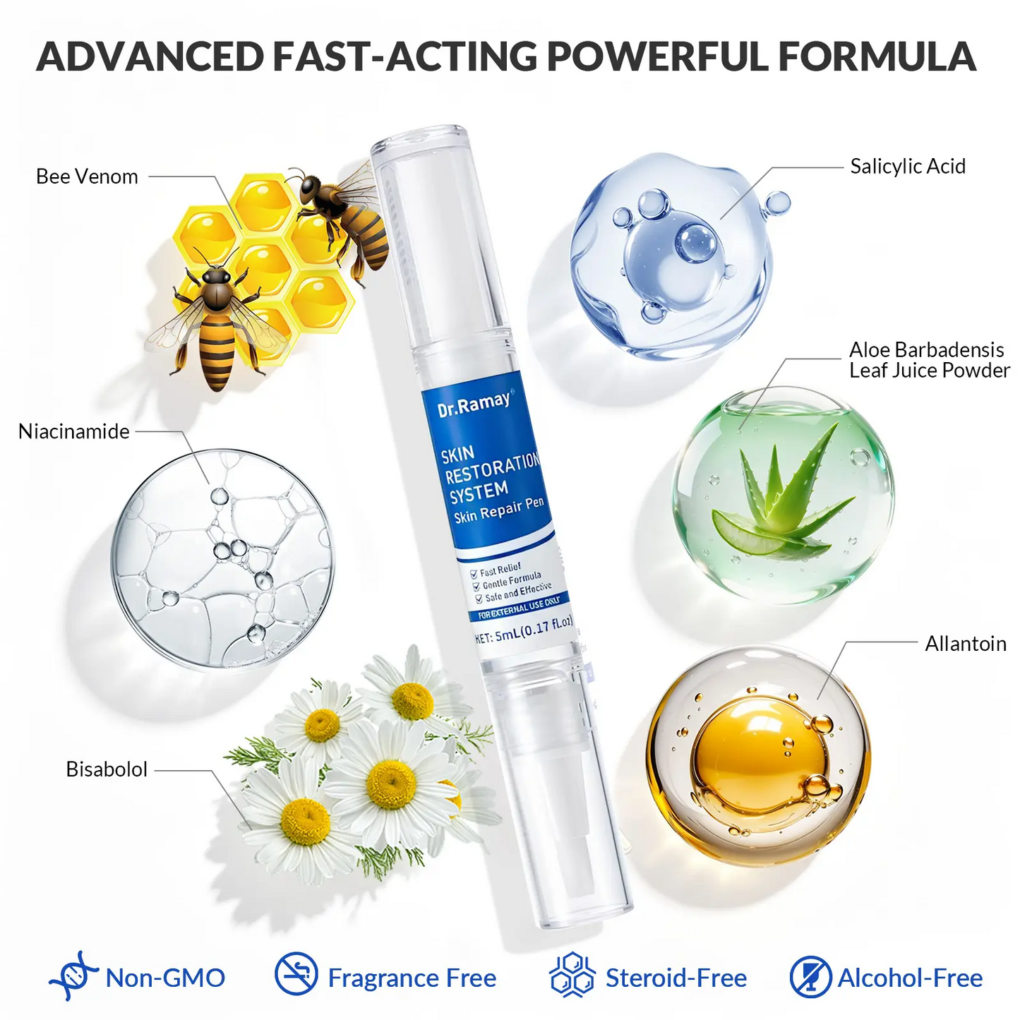 Natural Herbal Glow Pen – Botanical Skincare for Face & Body (5ml)