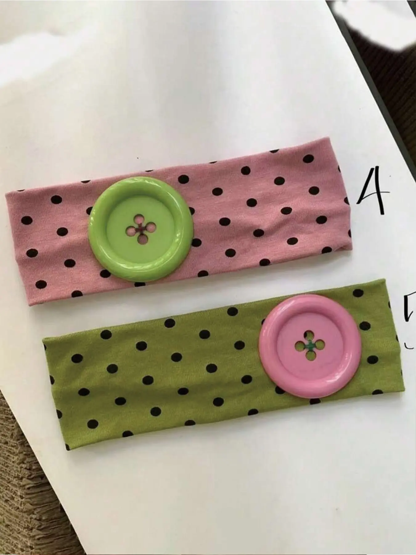 1pc Cute Polka Dot Hair Band, Non-Slip Elastic Hair Accessory