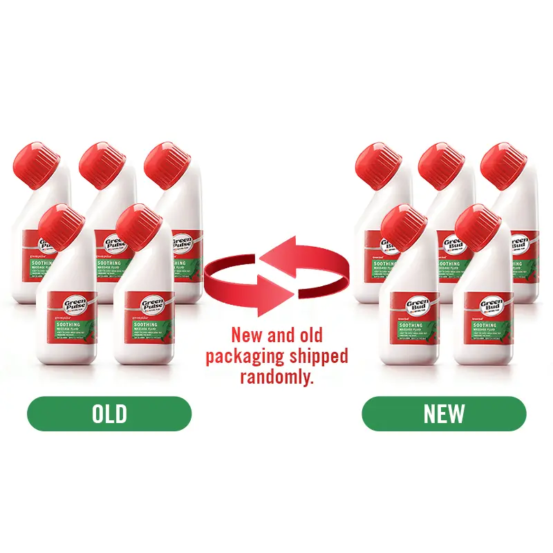 GreenBud Soothing Massage Fluid | Joint & Muscle Relief | 30g | 1, 2, 3 or 5 Pack