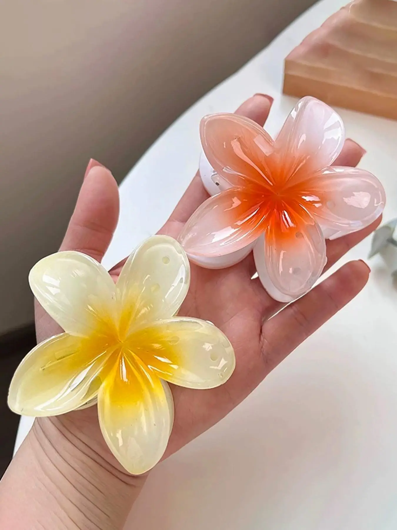 Floral Hair Claws  Casual Versatile Hair Accessories for Women & Girls