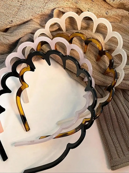 4PCS U-Shaped Wavy Comb Headband Set