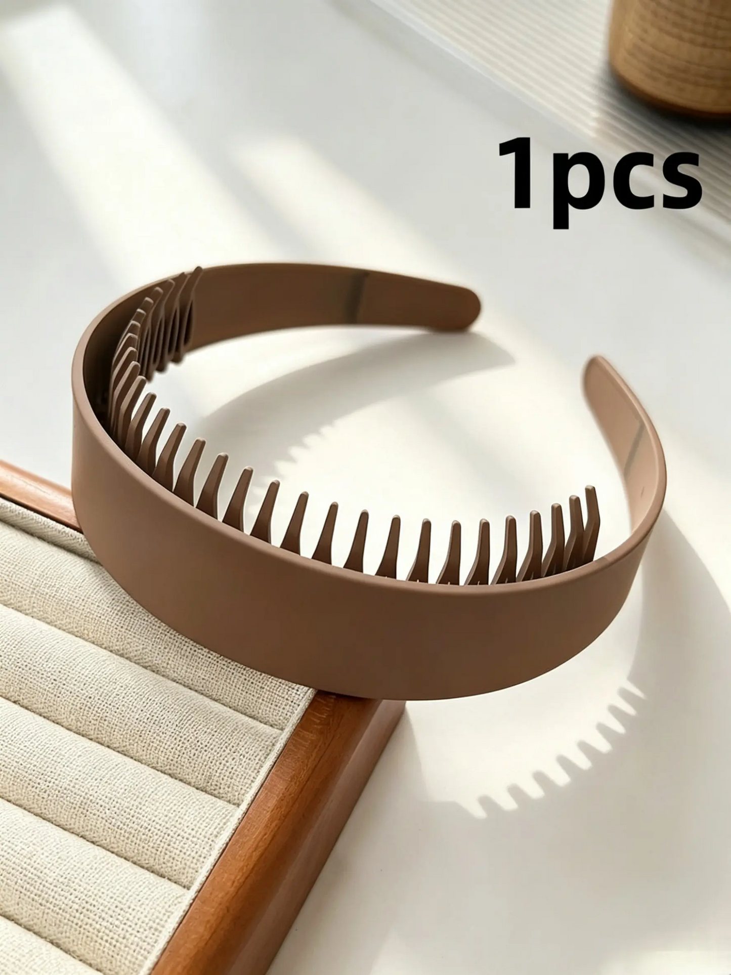 Toothed Wide Band Hairband for Women, Forehead Fringe Holder