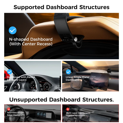 Magnetic Car Phone Mount | MagSafe Compatible, 360° Adjustable – iPhone 17/16/15/14/13/12