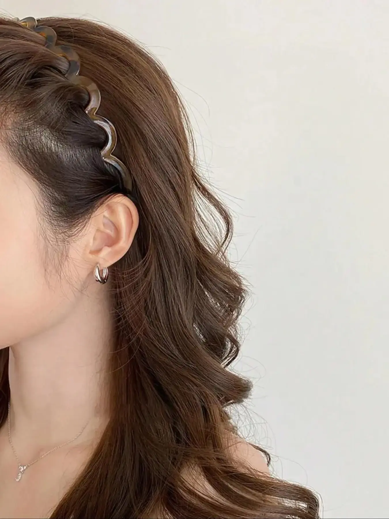 4PCS U-Shaped Wavy Comb Headband Set