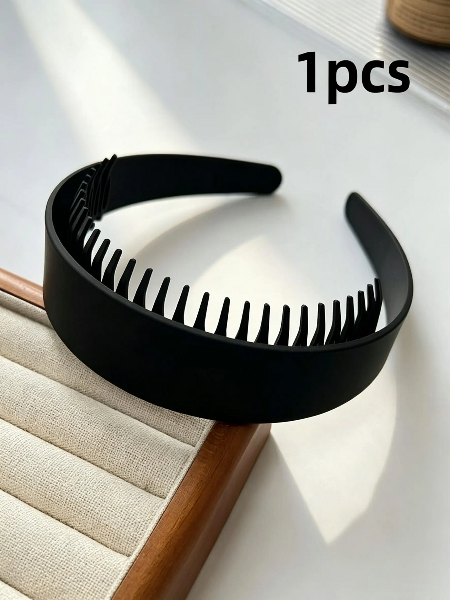 Toothed Wide Band Hairband for Women, Forehead Fringe Holder