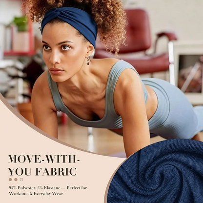 8 Pcs Women's Wide Retro Headscarf Hairband