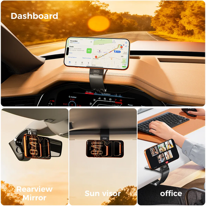 Magnetic Car Phone Mount | MagSafe Compatible, 360° Adjustable – iPhone 17/16/15/14/13/12