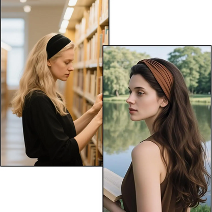 8 Pcs Women's Wide Retro Headscarf Hairband