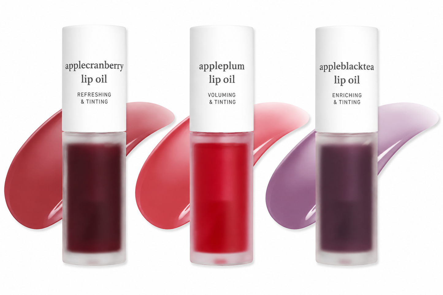 Nooni Korean Apple Lip Oil + Lip Stain | Glossy, Tinted & Long-Lasting Moisture