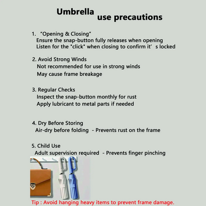 Automatic Folding Umbrella | Windproof & Waterproof, One-Touch Open/Close – 17 Colors