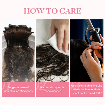 1/2Pcs Hair Extensions Clip in Human Hair Natural Straight Remy Hair Easy